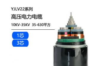 YJLV22 high voltage power cable 